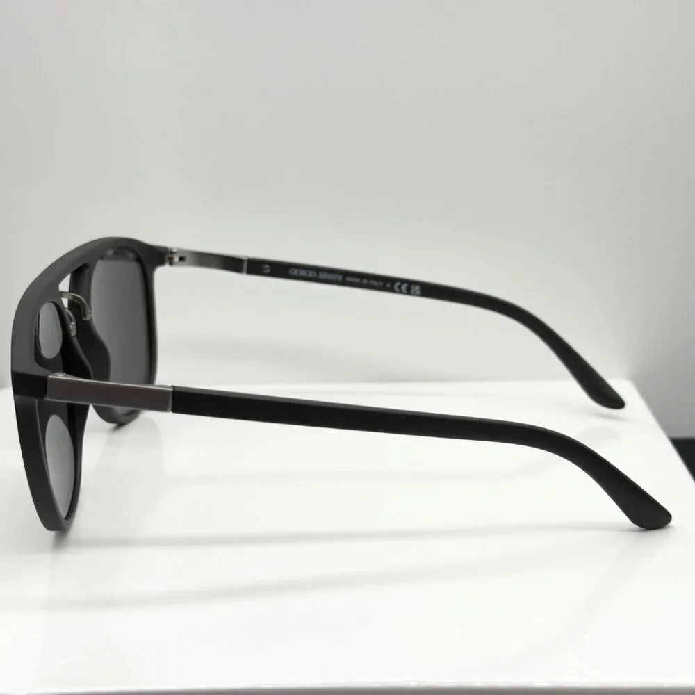 Giorgio Armani AR8118 5001/87 Sunglasses Matte Black Grey Lens 53 20 145 3N READ
